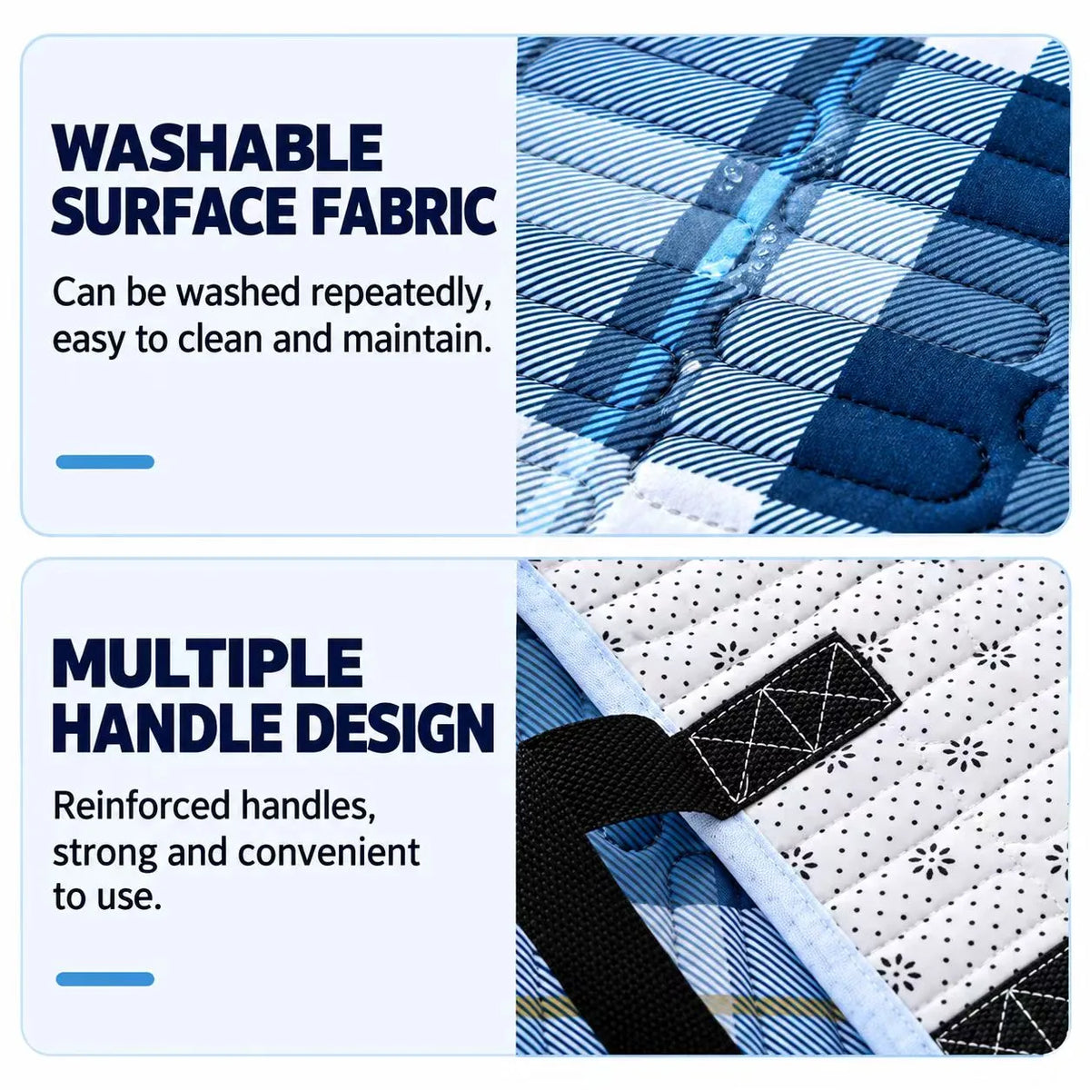 Multi-Functional Bed Transfer & Turning Aid Pad with Handles