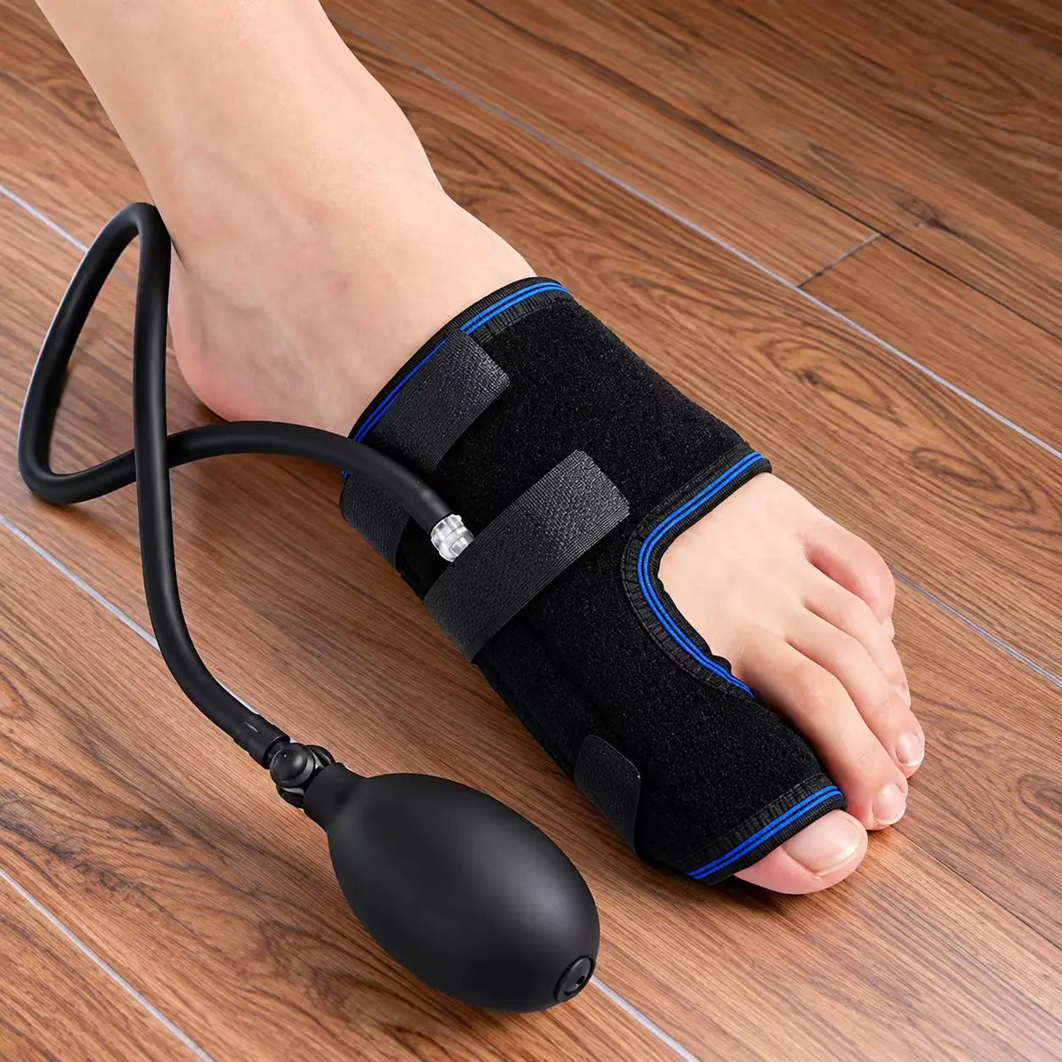Adjustable Air Cushion Big Toe Support – 85° Flexible Design with Comfortable Straps