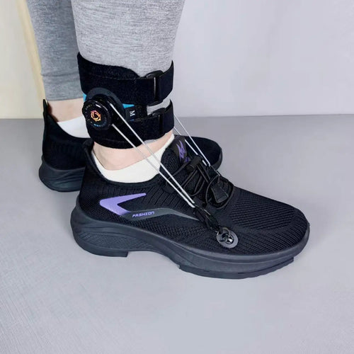 Adaptive Walking Support Shoes with Adjustable Foot Lift System