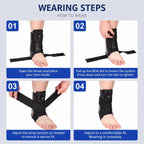 Adjustable Dial Ankle Support Brace