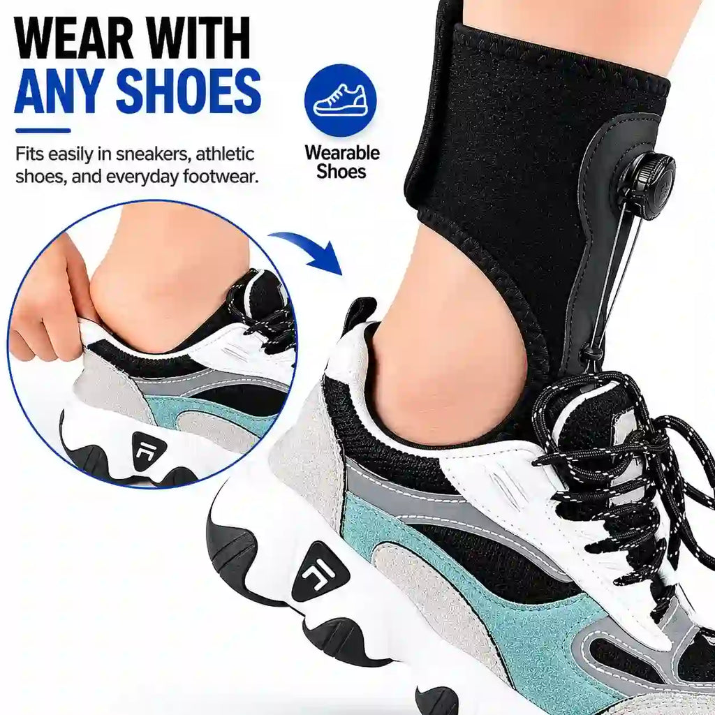 Unisex Adjustable Dial Ankle Stabilizer