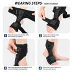 Stabilisateur de cheville réglable à cadran