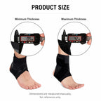 Adjustable Ankle Support Brace – Lightweight Compression Ankle Stabilizer