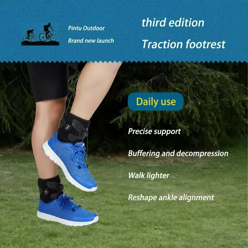 Adjustable Ankle Lift Support – Dial Brace for Daily Mobility
