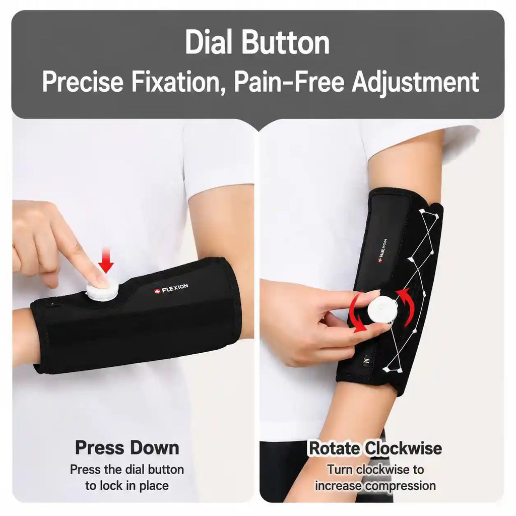 Adjustable Dial Elbow Support Brace
