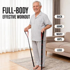 Multi-Loop Resistance Stretch Band for Seniors – Full Body Strength & Flexibility Trainer