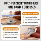 Multi-Loop Resistance Stretch Band for Seniors – Full Body Strength & Flexibility Trainer
