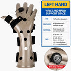 Adjustable BOA Dial Wrist & Hand Support Brace with Finger Positioning Support