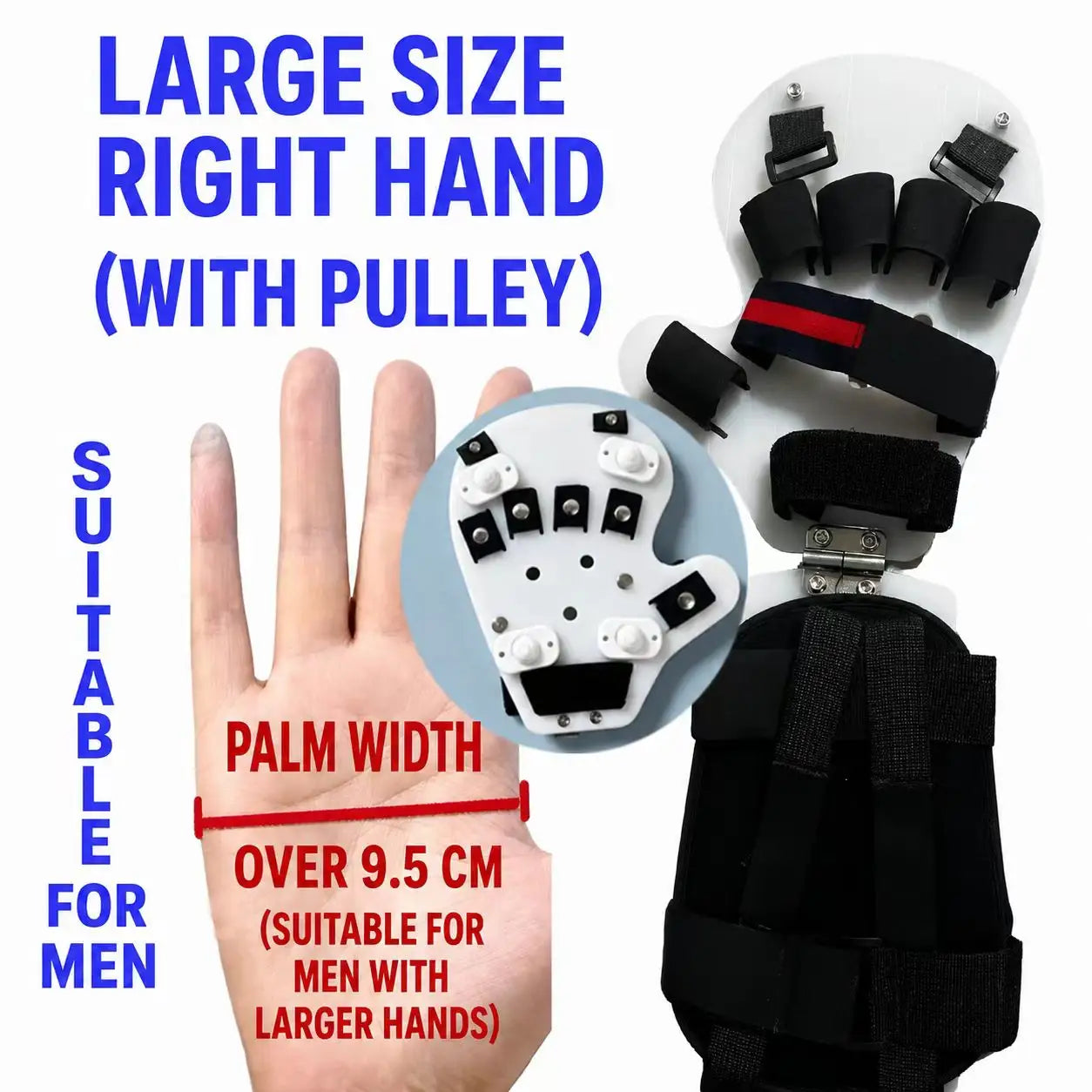 Adjustable Dynamic Wrist & Hand Stretching Trainer with Finger Support