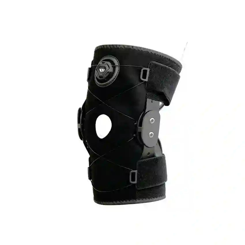 Adjustable BOA Dial Knee Support Brace with Steel Stabilizer Plates