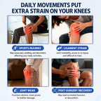 Adjustable BOA Dial Knee Support Brace with Steel Stabilizer Plates