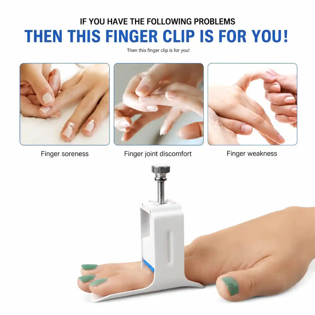 Adjustable Finger Support Brace with Dial Tension Control