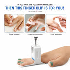 Adjustable Finger Support Brace with Dial Tension Control