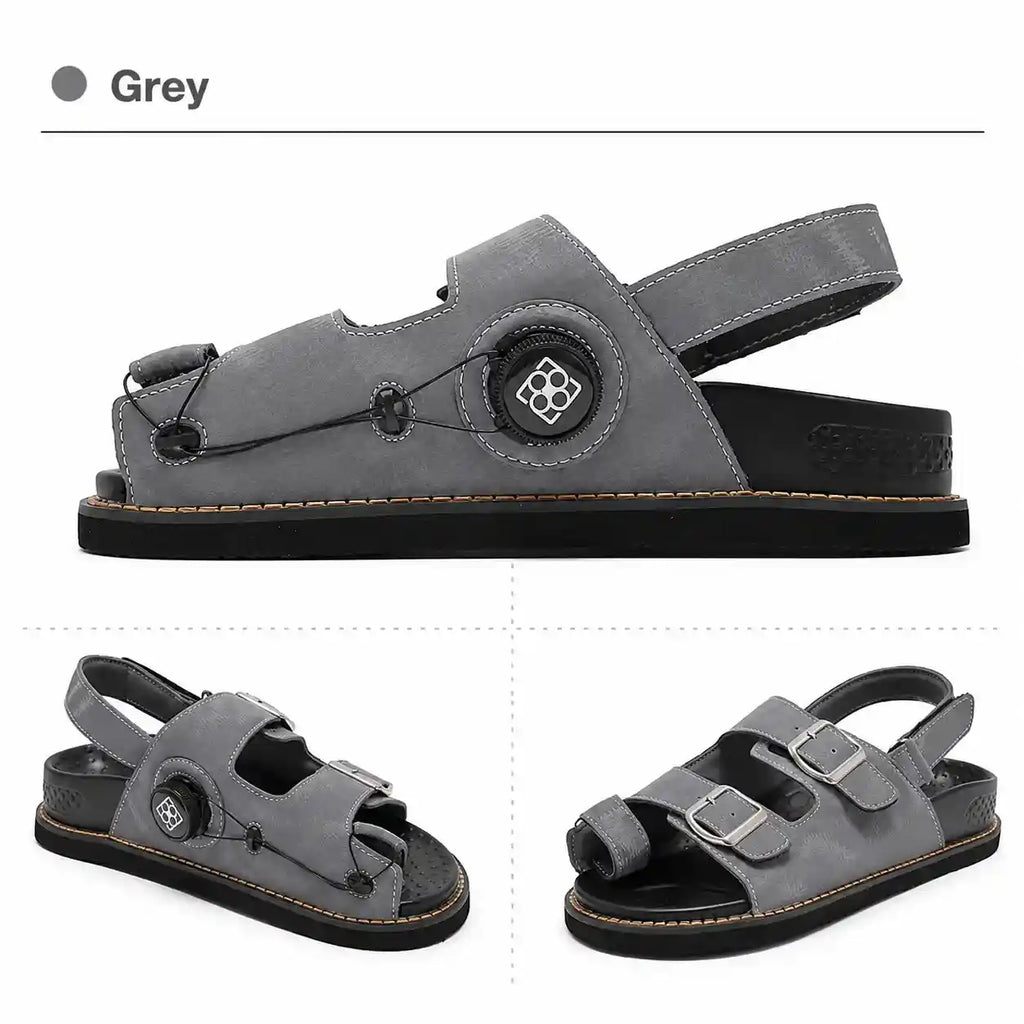 Adjustable Arch Support Sandals with Toe Alignment & Deep Heel Cup