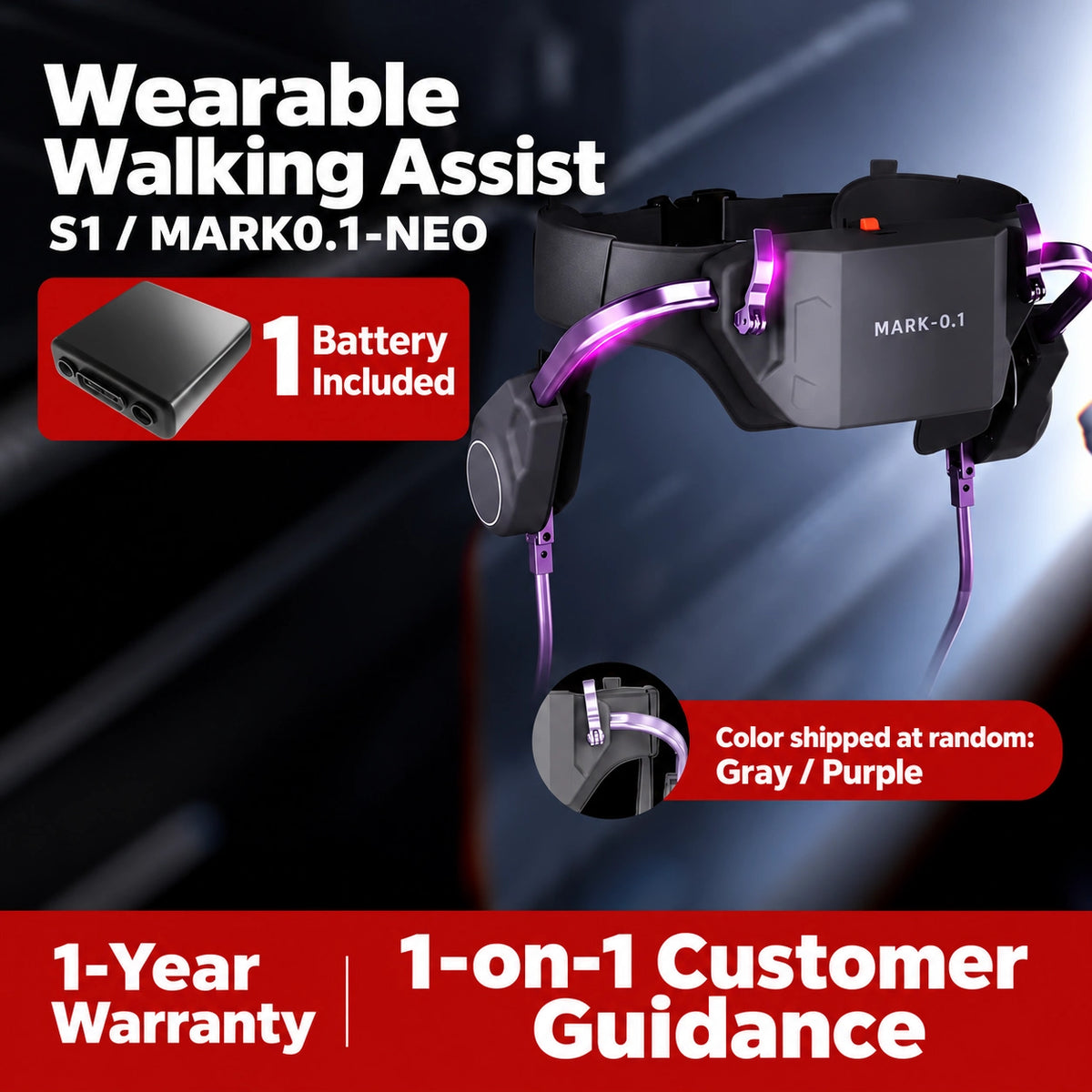 AI-Powered Wearable Walking Assist Exoskeleton – Smart Leg Support