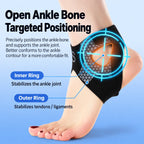 Honeycomb Ankle Support Brace with Dual Adjustable Straps