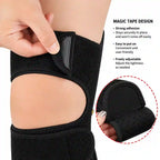 Adjustable Knee Support Brace with Spring Hinge