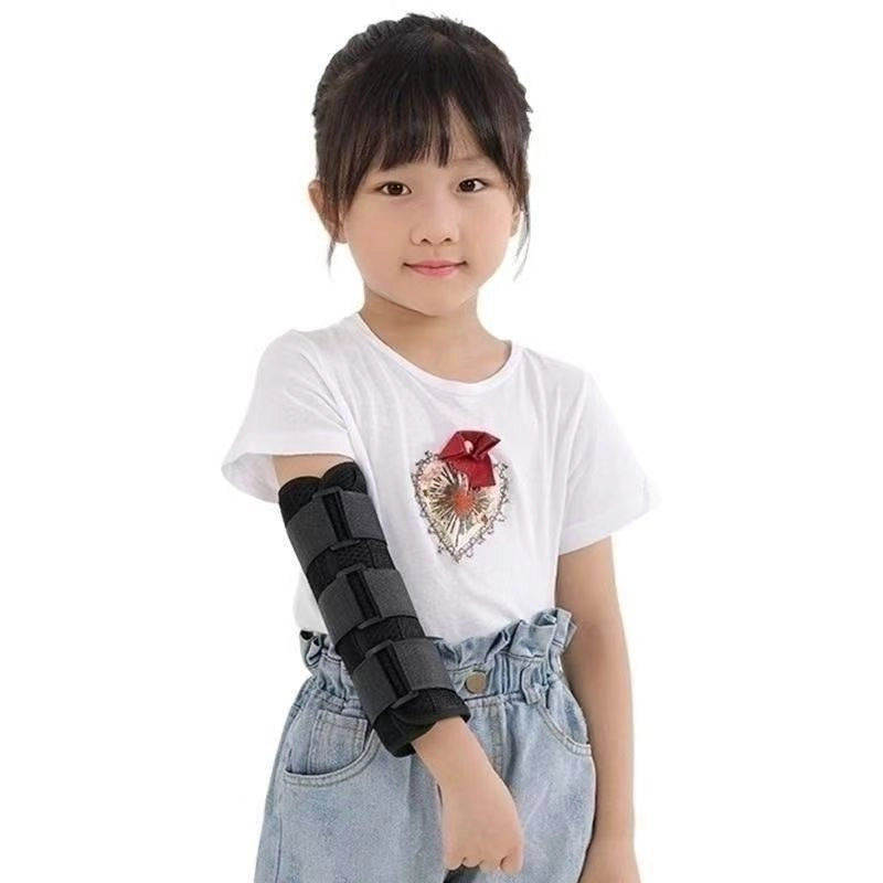 Adjustable Elbow Support Splint – Breathable Forearm Brace with Secure Strap Design