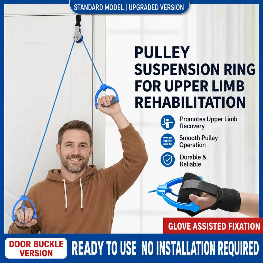 Door Pulley Shoulder & Arm Exercise Set – Upper Limb Mobility & Stretching Kit