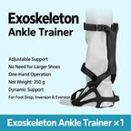 Dynamic Foot Drop Ankle Support Brace – Adjustable Exoskeleton Walking & Training Support