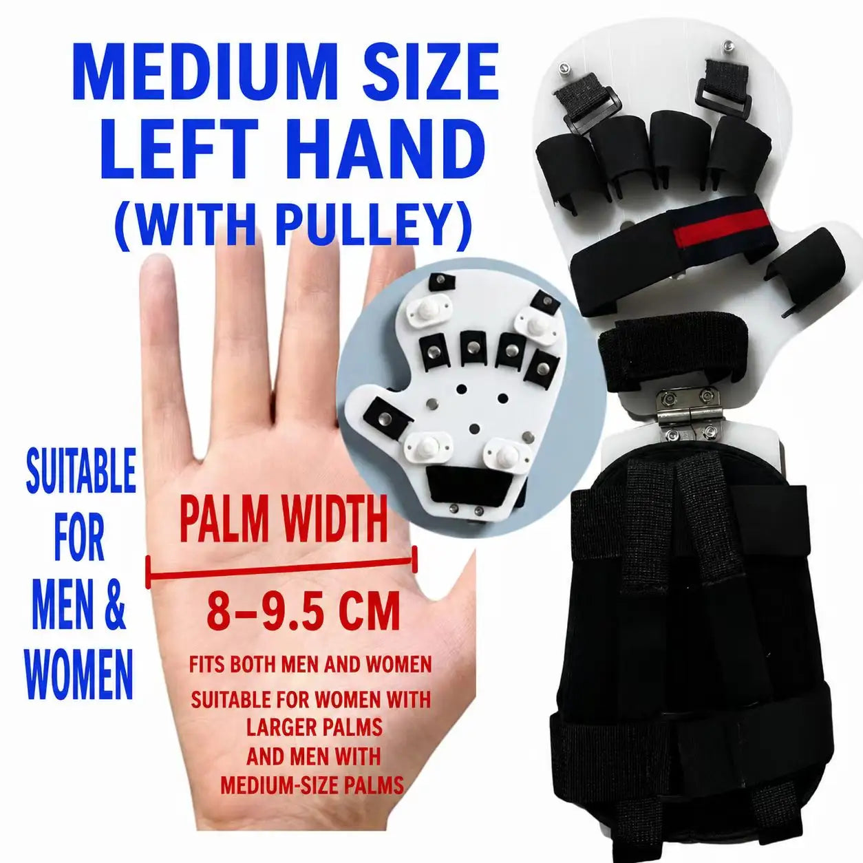 Adjustable Dynamic Wrist & Hand Stretching Trainer with Finger Support