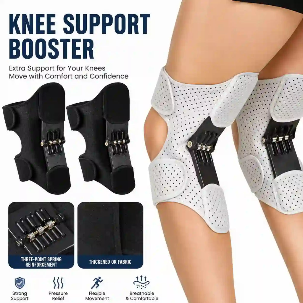 Adjustable Knee Support Brace with Spring Hinge