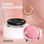 4-Wheel Ab Roller Board with 360° Rotating Wheels