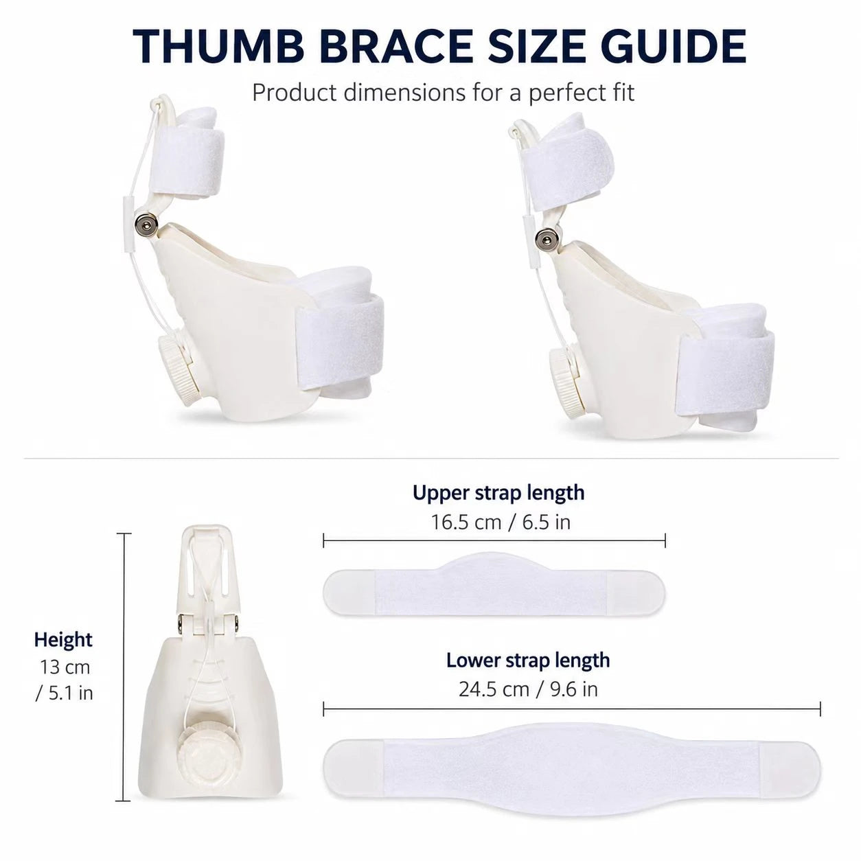 Adjustable Dial Thumb Support Brace – Wrist & Thumb Stabilizer