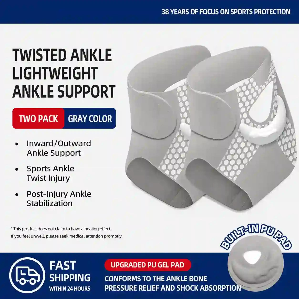 Adjustable Ankle Support Brace