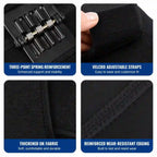 Adjustable Knee Support Brace with Spring Hinge