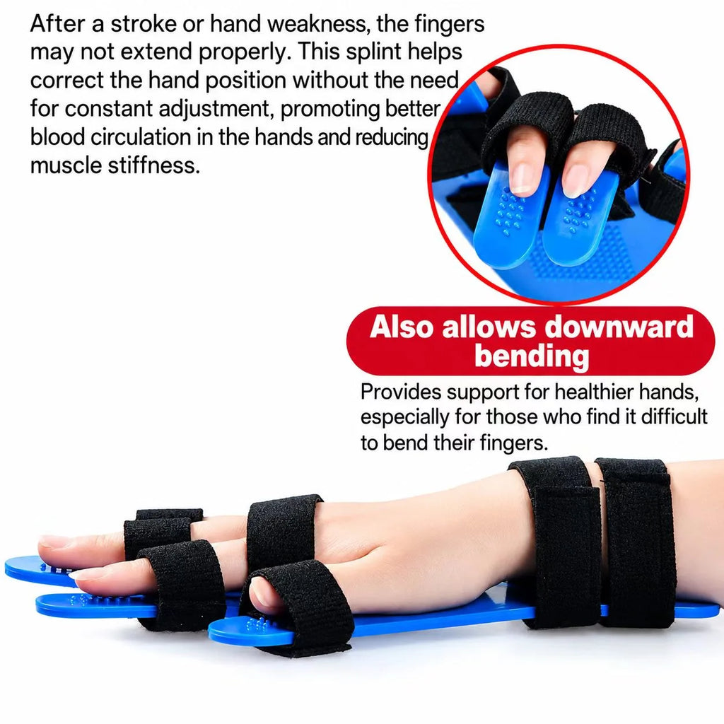 Adjustable Finger Extension & Wrist Support Splint – Fits Both Hands