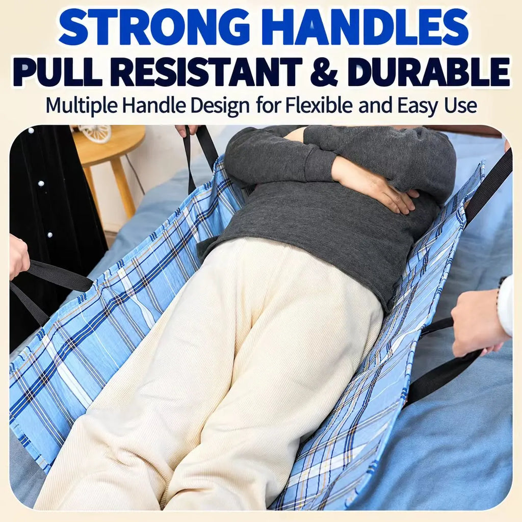 Multi-Functional Bed Transfer & Turning Aid Pad with Handles