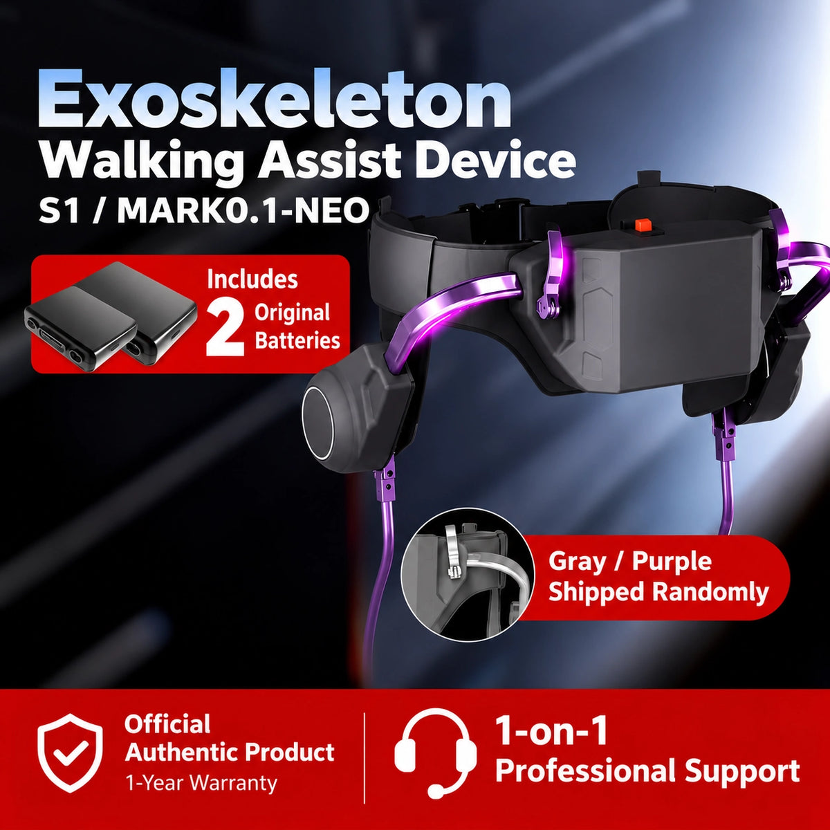 AI-Powered Wearable Walking Assist Exoskeleton – Smart Leg Support