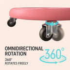 4-Wheel Ab Roller Board with 360° Rotating Wheels