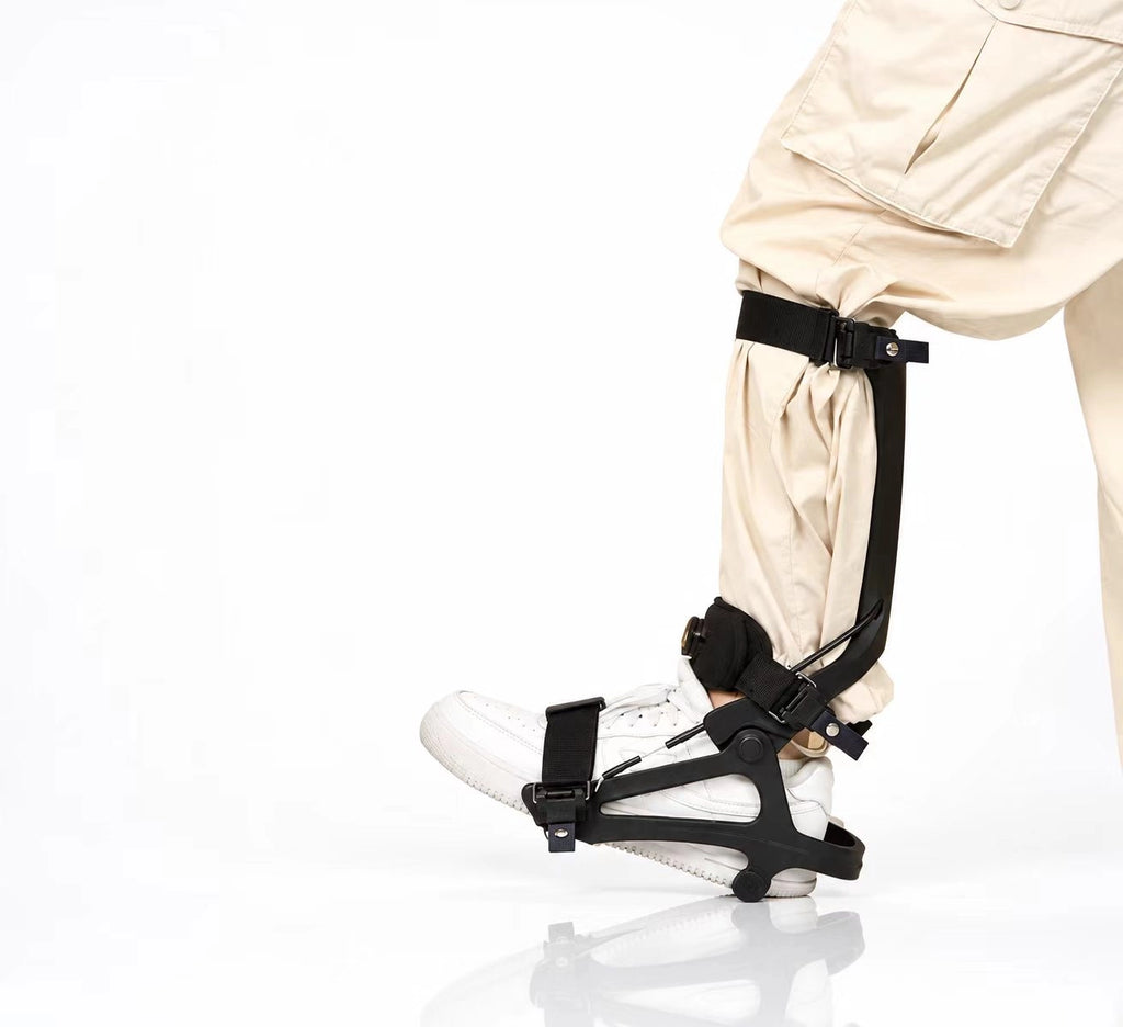 Dynamic Foot Drop Ankle Support Brace – Adjustable Exoskeleton Walking & Training Support