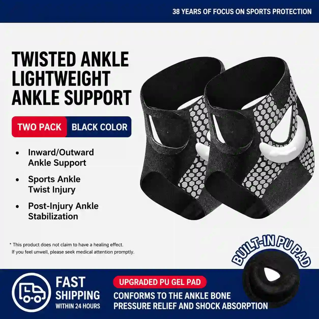 Adjustable Ankle Support Brace