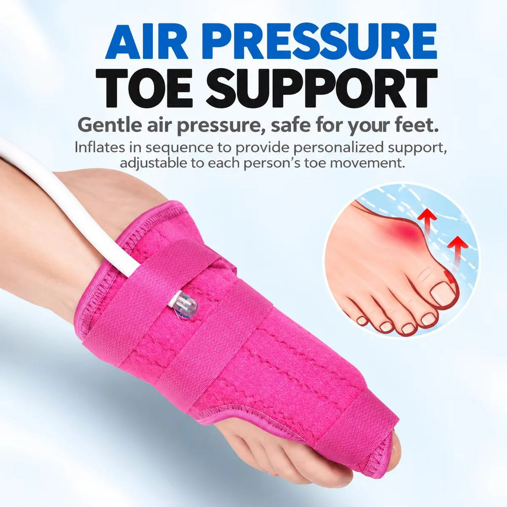 Adjustable Air Cushion Big Toe Support – 85° Flexible Design with Comfortable Straps