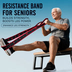 Multi-Loop Resistance Stretch Band for Seniors – Full Body Strength & Flexibility Trainer