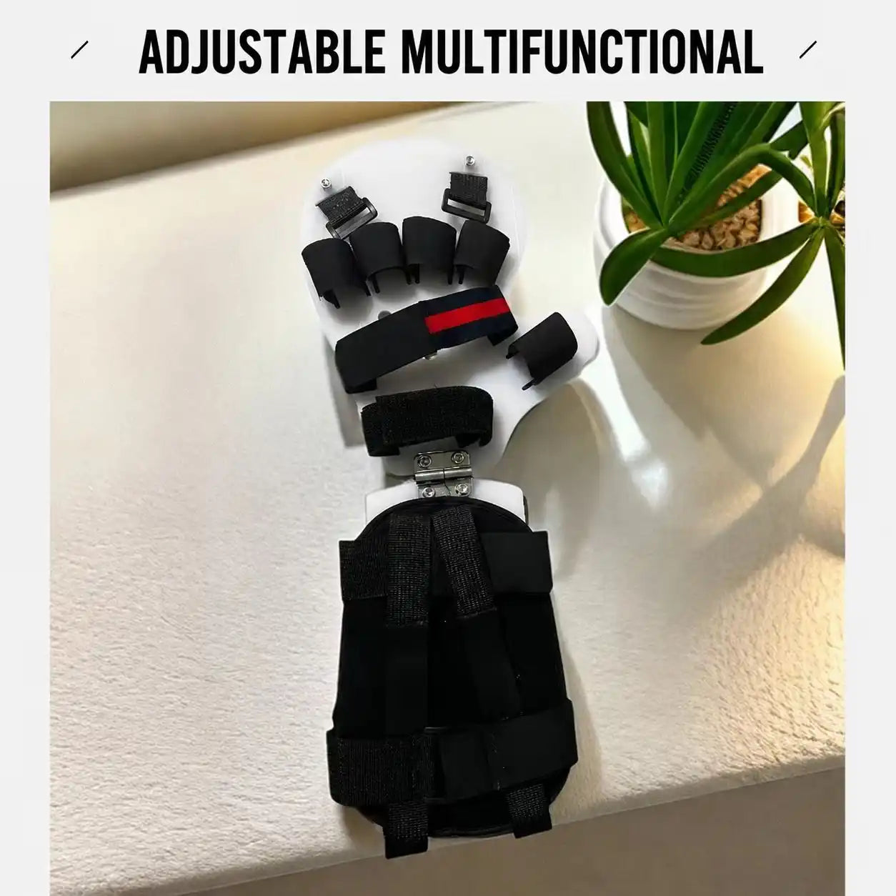 Adjustable Dynamic Wrist & Hand Stretching Trainer with Finger Support