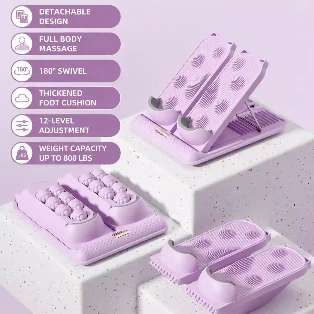 Adjustable Foot Stretch Board & Massage Trainer