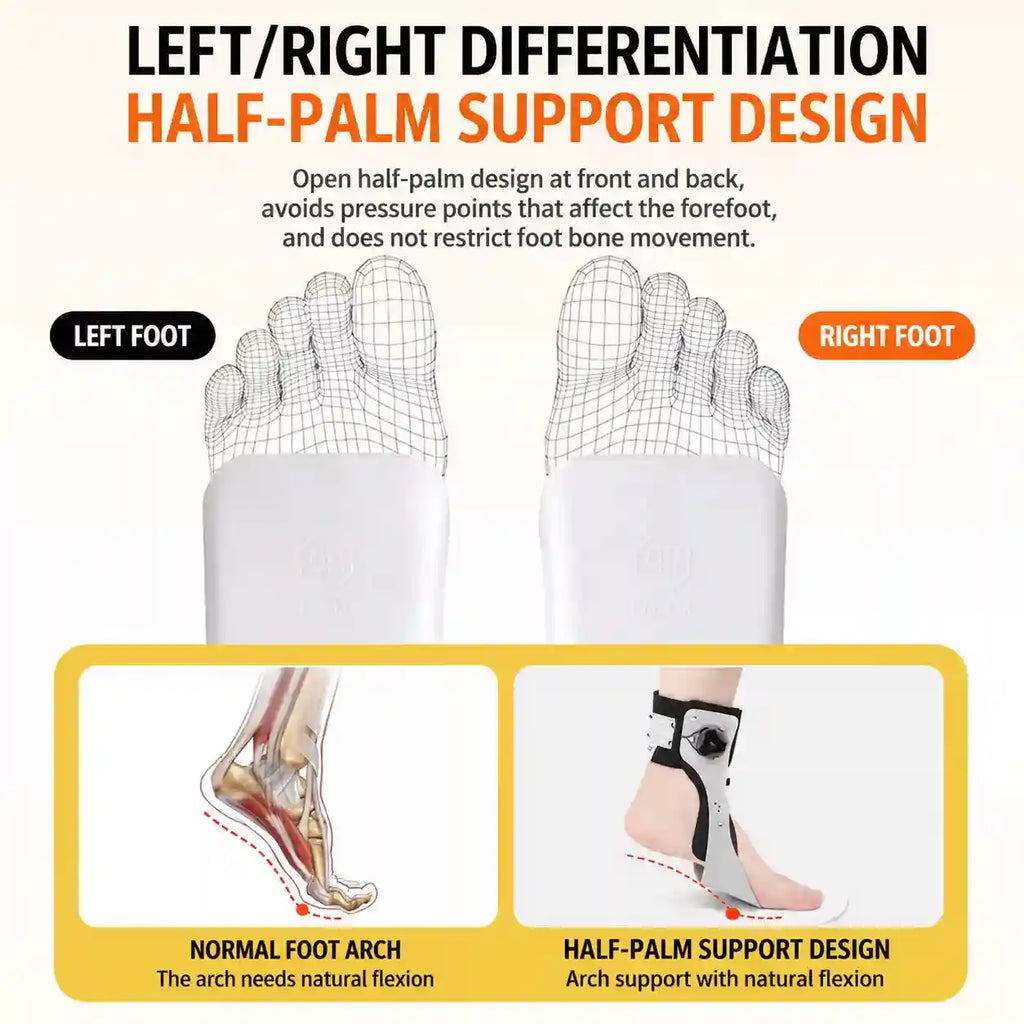 Adjustable Knob Airbag Foot Support Brace