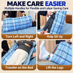 Multi-Functional Bed Transfer & Turning Aid Pad with Handles