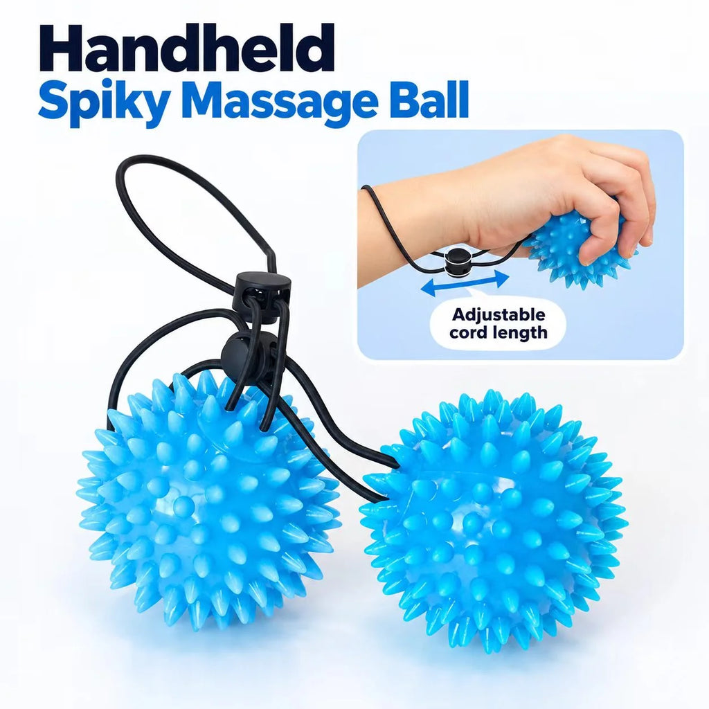 2-Piece Hand Grip Training & Massage Ball Set
