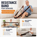 Multi-Loop Resistance Stretch Band for Seniors – Full Body Strength & Flexibility Trainer