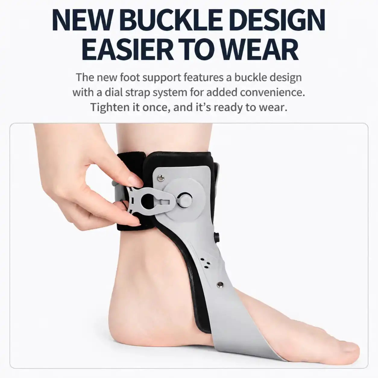 Adjustable Knob Airbag Foot Support Brace