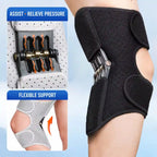 Adjustable Knee Support Brace with Spring Hinge