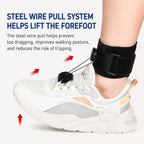 Adjustable Dial Foot Drop Support Brace – Day & Night Ankle Foot Support for Walking