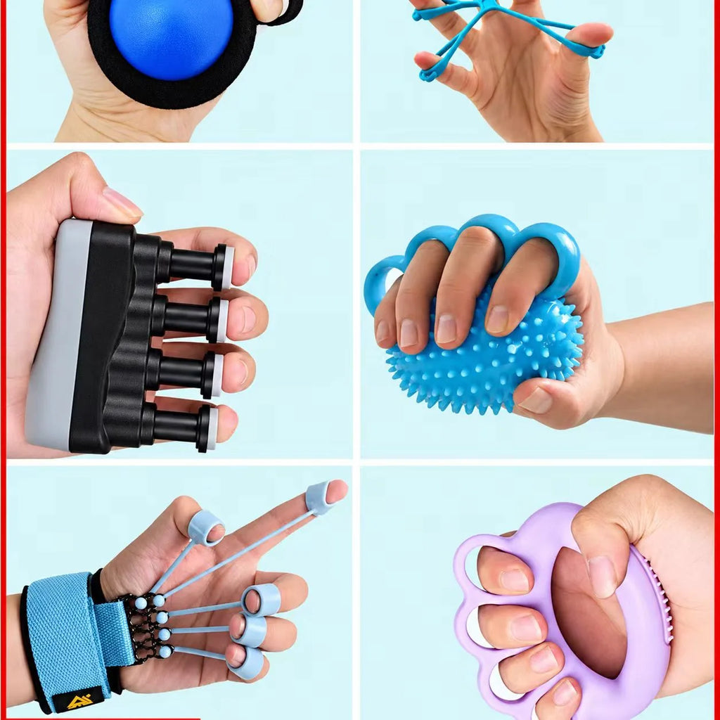 2-Piece Hand Grip Training & Massage Ball Set