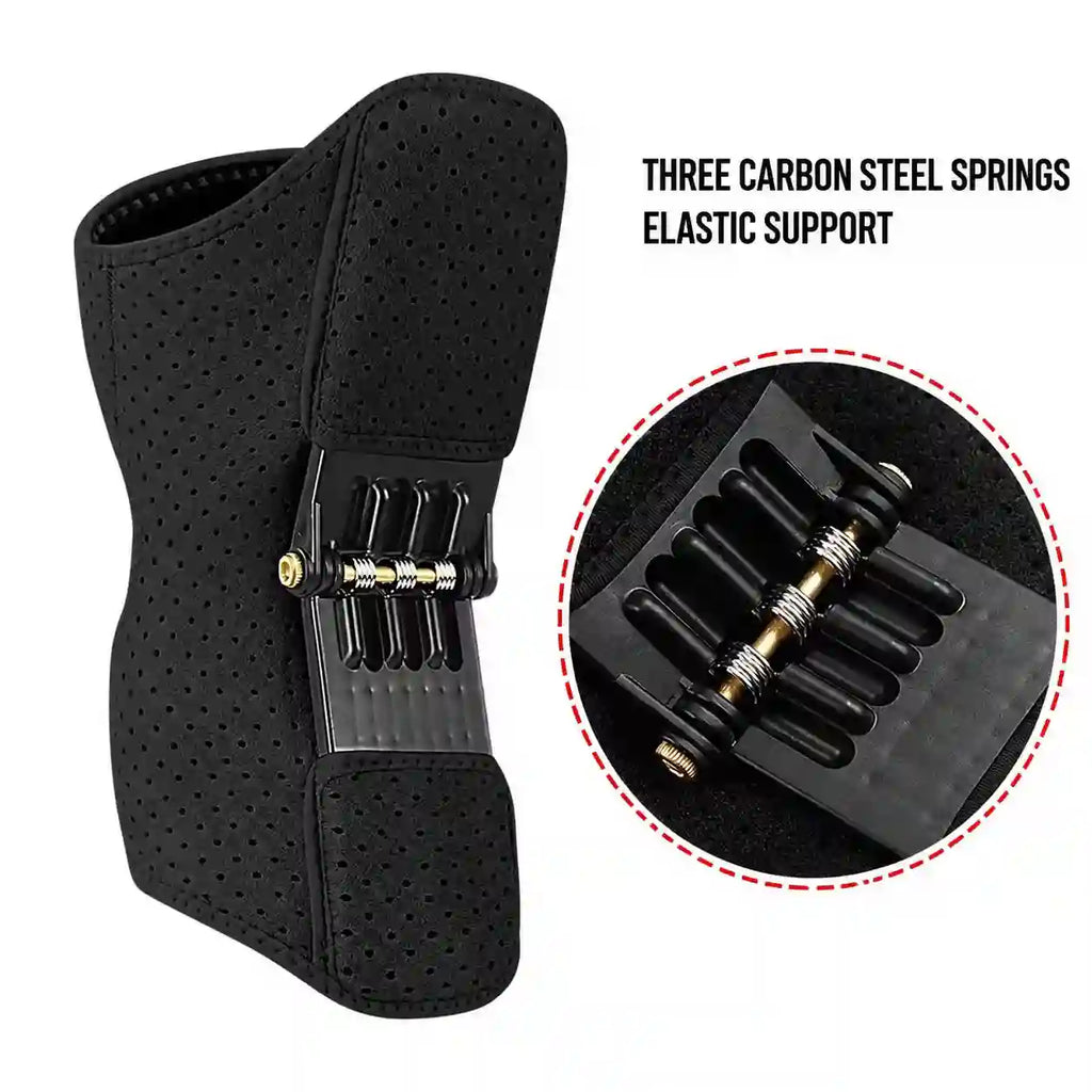 Adjustable Knee Support Brace with Spring Hinge