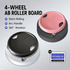 4-Wheel Ab Roller Board with 360° Rotating Wheels